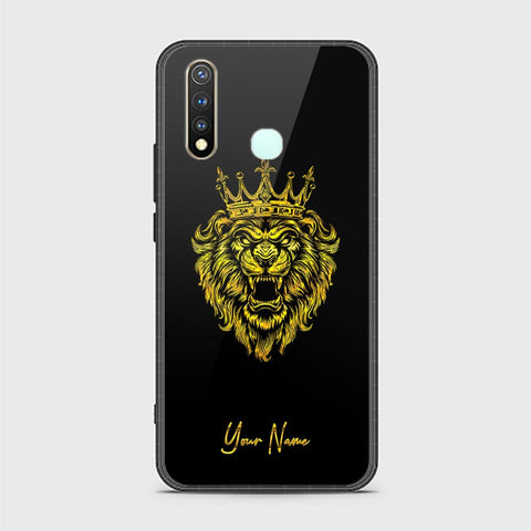 Vivo Y19 Cover - Gold Series - HQ Ultra Shine Premium Infinity Glass Soft Silicon Borders Case