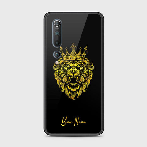 Xiaomi Mi 10 Cover - Gold Series - HQ Ultra Shine Premium Infinity Glass Soft Silicon Borders Case