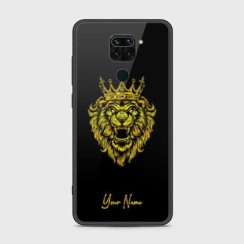 Xiaomi Redmi Note 9 Cover - Gold Series - HQ Ultra Shine Premium Infinity Glass Soft Silicon Borders Case