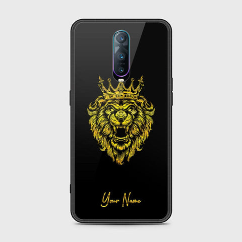 OPPO R17 Pro Cover - Gold Series - HQ Ultra Shine Premium Infinity Glass Soft Silicon Borders Case