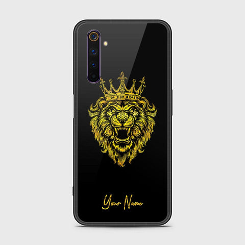 Realme 6 Pro Cover - Gold Series - HQ Ultra Shine Premium Infinity Glass Soft Silicon Borders Case