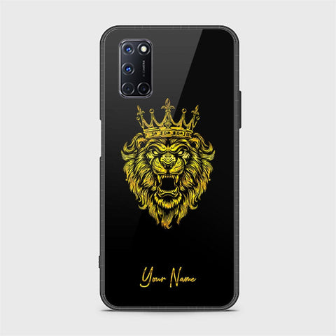 Oppo A72 Cover - Gold Series - HQ Ultra Shine Premium Infinity Glass Soft Silicon Borders Case