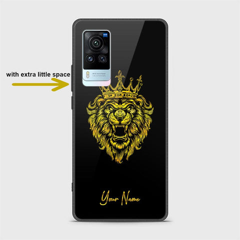 Vivo X60 Pro Cover - Gold Series - HQ Ultra Shine Premium Infinity Glass Soft Silicon Borders Case