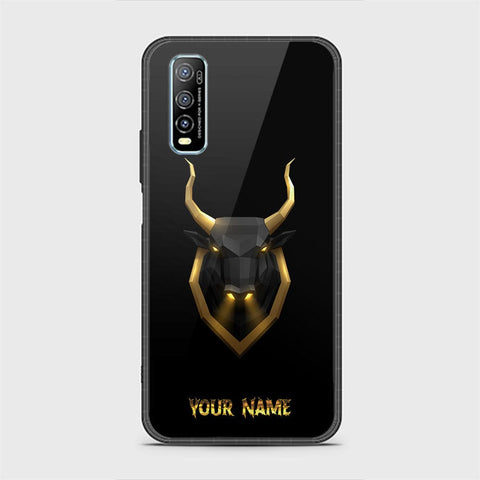 Vivo Y70s Cover - Gold Series - HQ Ultra Shine Premium Infinity Glass Soft Silicon Borders Case