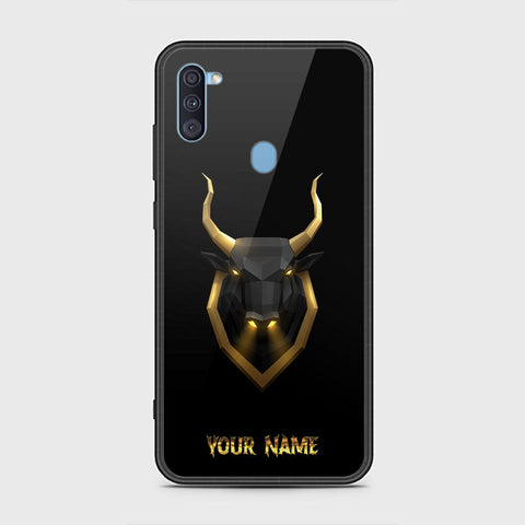 Samsung Galaxy M11 Cover - Gold Series - HQ Ultra Shine Premium Infinity Glass Soft Silicon Borders Case