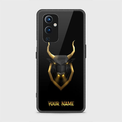 OnePlus 9 Cover - Gold Series - HQ Ultra Shine Premium Infinity Glass Soft Silicon Borders Case