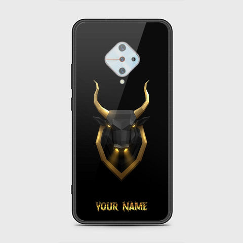 Vivo S1 Pro Cover - Gold Series - HQ Ultra Shine Premium Infinity Glass Soft Silicon Borders Case