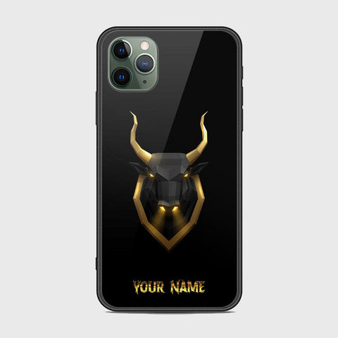 iPhone 11 Pro Cover - Gold Series - HQ Ultra Shine Premium Infinity Glass Soft Silicon Borders Case