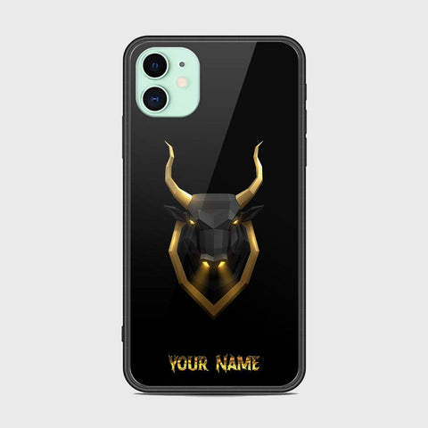 iPhone 11 Cover - Gold Series - HQ Ultra Shine Premium Infinity Glass Soft Silicon Borders Case