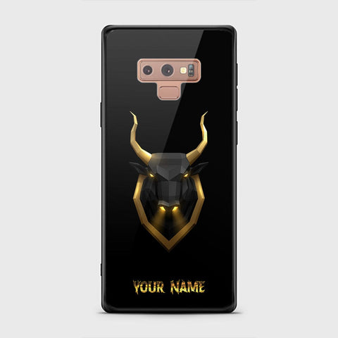 Samsung Galaxy Note 9 Cover - Gold Series - HQ Ultra Shine Premium Infinity Glass Soft Silicon Borders Case
