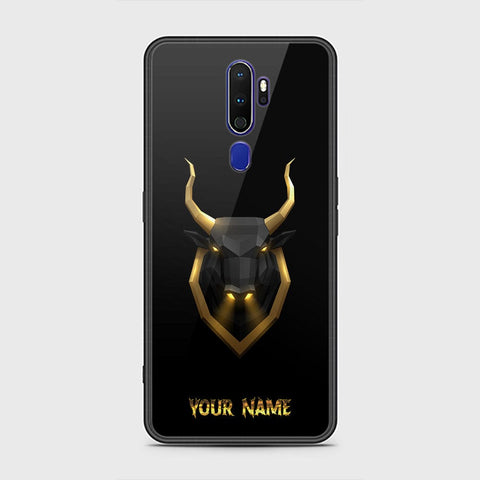 Oppo A9 2020 Cover - Gold Series - HQ Ultra Shine Premium Infinity Glass Soft Silicon Borders Case