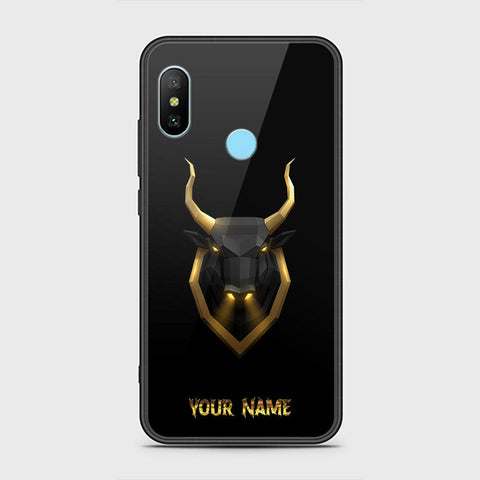 Xiaomi Mi A2 Cover - Gold Series - HQ Ultra Shine Premium Infinity Glass Soft Silicon Borders Case
