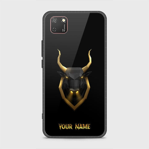 Huawei Y7p Cover - Gold Series - HQ Ultra Shine Premium Infinity Glass Soft Silicon Borders Case