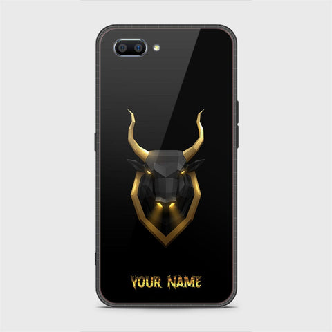 Realme C1 Cover - Gold Series - HQ Ultra Shine Premium Infinity Glass Soft Silicon Borders Case