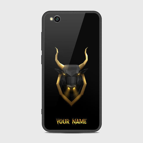 Xiaomi Redmi Go Cover - Gold Series - HQ Ultra Shine Premium Infinity Glass Soft Silicon Borders Case