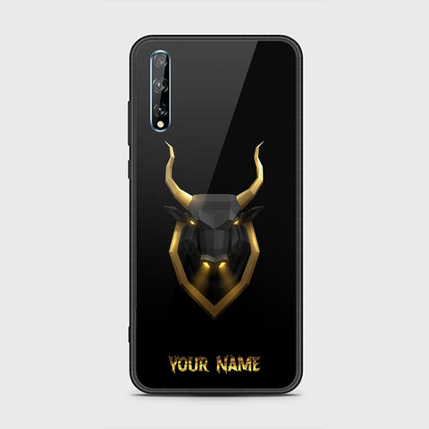 Huawei Y8p Cover - Gold Series - HQ Ultra Shine Premium Infinity Glass Soft Silicon Borders Case