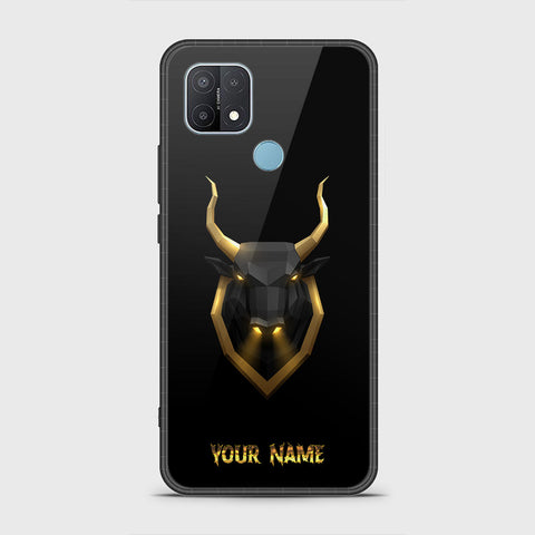 Oppo A35 Cover - Gold Series - HQ Ultra Shine Premium Infinity Glass Soft Silicon Borders Case