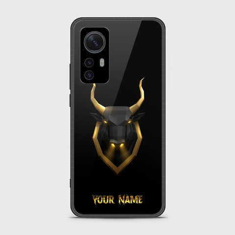 Xiaomi 12 Pro Cover - Gold Series - HQ Ultra Shine Premium Infinity Glass Soft Silicon Borders Case