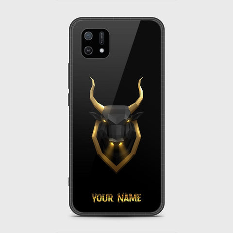 Oppo A16E Cover - Gold Series - HQ Ultra Shine Premium Infinity Glass Soft Silicon Borders Case