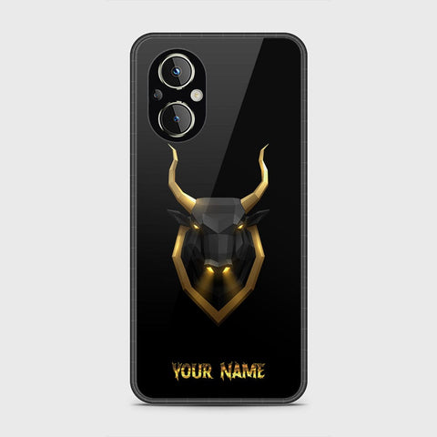 Oppo Reno 77 5G Cover - Gold Series - HQ Ultra Shine Premium Infinity Glass Soft Silicon Borders Case