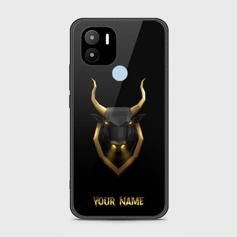 Xiaomi Redmi A2 Plus Cover - Gold Series - HQ Ultra Shine Premium Infinity Glass Soft Silicon Borders Case