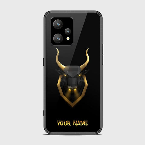 Realme 9 4G Cover - Gold Series - HQ Ultra Shine Premium Infinity Glass Soft Silicon Borders Case