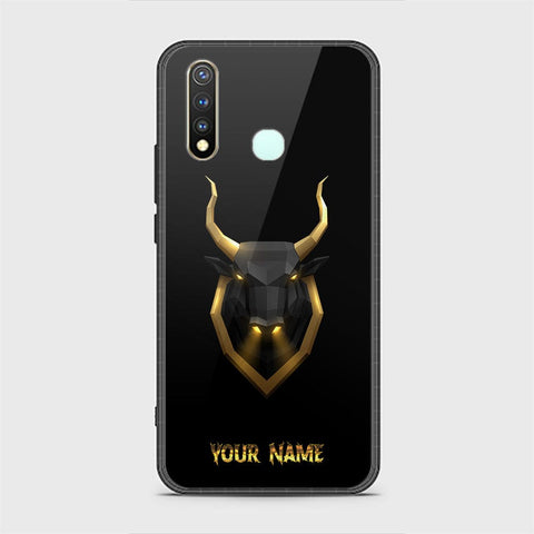 Vivo Y19 Cover - Gold Series - HQ Ultra Shine Premium Infinity Glass Soft Silicon Borders Case