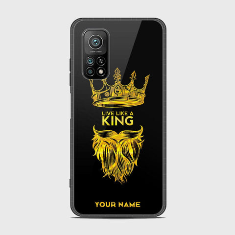 Xiaomi Mi 10T Pro Cover - Gold Series - HQ Ultra Shine Premium Infinity Glass Soft Silicon Borders Case