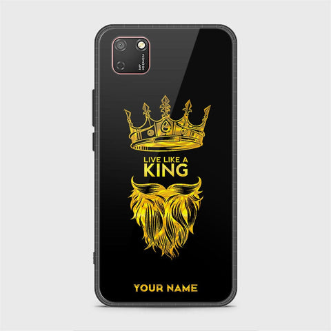 Honor 9s Cover - Gold Series - HQ Ultra Shine Premium Infinity Glass Soft Silicon Borders Case
