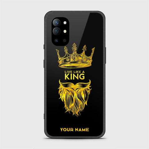 OnePlus 9R Cover - Gold Series - HQ Ultra Shine Premium Infinity Glass Soft Silicon Borders Case