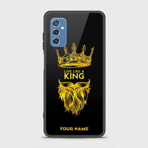 Samsung Galaxy M52 5G Cover - Gold Series - HQ Ultra Shine Premium Infinity Glass Soft Silicon Borders Case