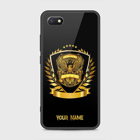 Honor 7S Cover - Gold Series - HQ Ultra Shine Premium Infinity Glass Soft Silicon Borders Case
