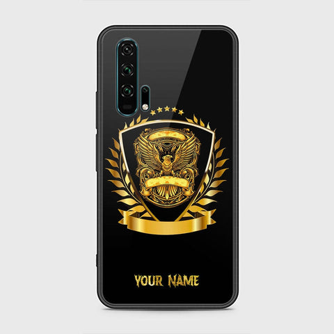 Honor 20 Pro Cover - Gold Series - HQ Ultra Shine Premium Infinity Glass Soft Silicon Borders Case