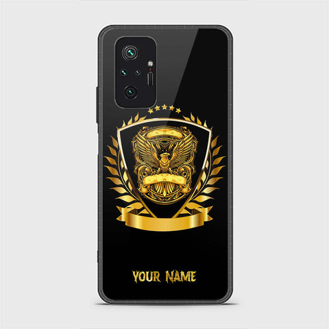 Xiaomi Redmi Note 10 Pro 4G Cover - Gold Series - HQ Ultra Shine Premium Infinity Glass Soft Silicon Borders Case