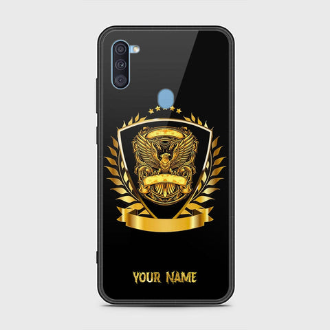 Samsung Galaxy M11 Cover - Gold Series - HQ Ultra Shine Premium Infinity Glass Soft Silicon Borders Case