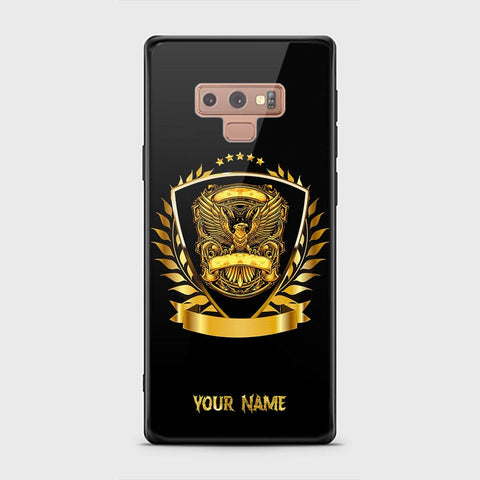 Samsung Galaxy Note 9 Cover - Gold Series - HQ Ultra Shine Premium Infinity Glass Soft Silicon Borders Case