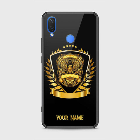 Huawei Nova 3i  Cover - Gold Series - HQ Ultra Shine Premium Infinity Glass Soft Silicon Borders Case