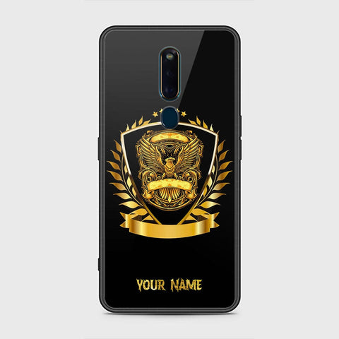 Oppo F11 Pro Cover - Gold Series - HQ Ultra Shine Premium Infinity Glass Soft Silicon Borders Case