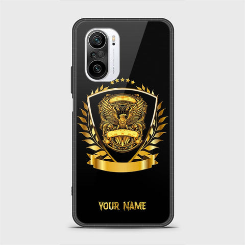 Xiaomi Poco F3 Cover - Gold Series - HQ Ultra Shine Premium Infinity Glass Soft Silicon Borders Case