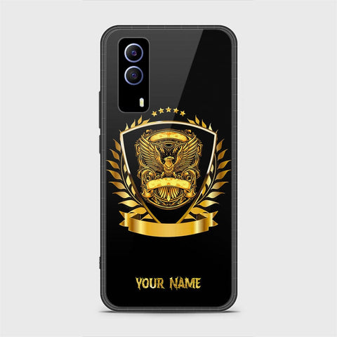 Vivo Y53s Cover - Gold Series - HQ Ultra Shine Premium Infinity Glass Soft Silicon Borders Case