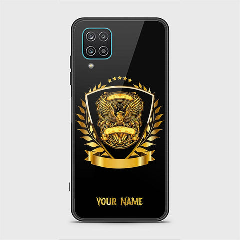 Samsung Galaxy A12 Nacho Cover - Gold Series - HQ Ultra Shine Premium Infinity Glass Soft Silicon Borders Case