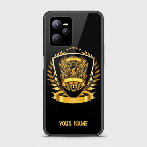 Realme C35 Cover - Gold Series - HQ Ultra Shine Premium Infinity Glass Soft Silicon Borders Case