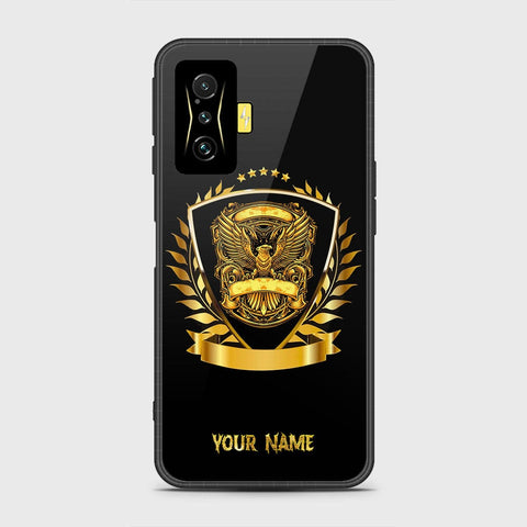 Xiaomi Poco F4 GT Cover - Gold Series - HQ Ultra Shine Premium Infinity Glass Soft Silicon Borders Case