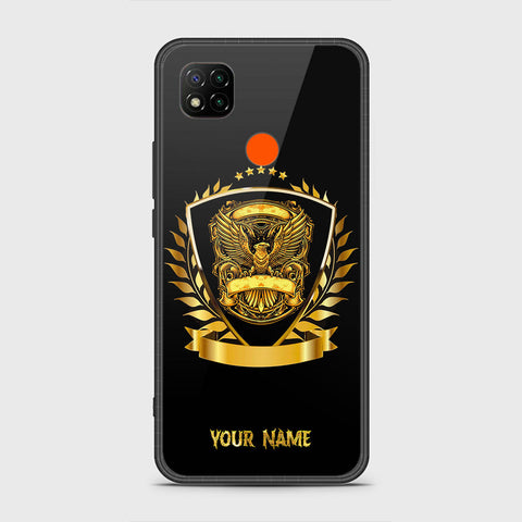 Xiaomi Redmi 10A Cover - Gold Series - HQ Ultra Shine Premium Infinity Glass Soft Silicon Borders Case