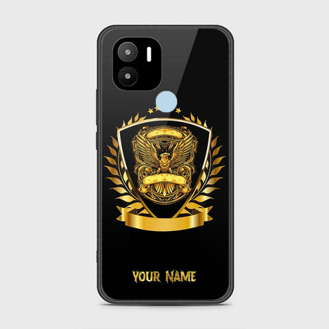 Xiaomi Redmi A2 Plus Cover - Gold Series - HQ Ultra Shine Premium Infinity Glass Soft Silicon Borders Case