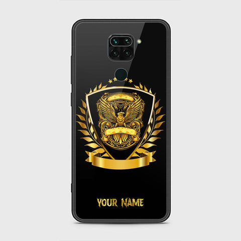 Xiaomi Redmi Note 9 Cover - Gold Series - HQ Ultra Shine Premium Infinity Glass Soft Silicon Borders Case