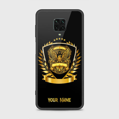 Xiaomi Redmi Note 9 Pro Cover - Gold Series - HQ Ultra Shine Premium Infinity Glass Soft Silicon Borders Case