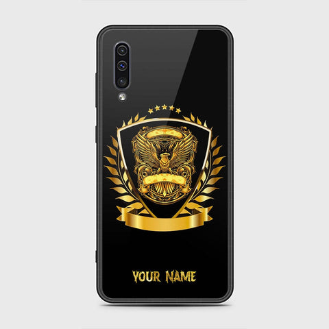 Samsung Galaxy A30s Cover - Gold Series - HQ Ultra Shine Premium Infinity Glass Soft Silicon Borders Case