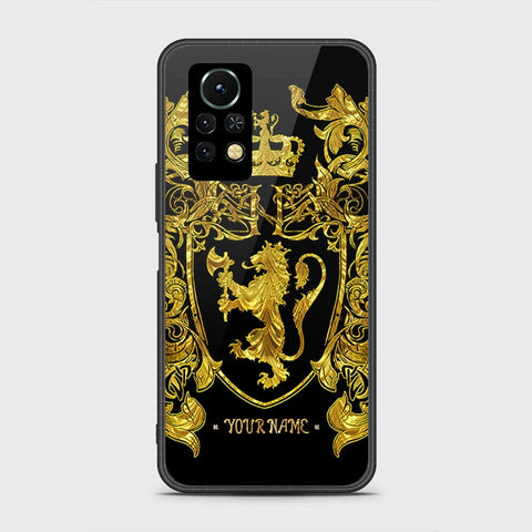 Infinix Note 11s Cover- Gold Series - HQ Ultra Shine Premium Infinity Glass Soft Silicon Borders Case