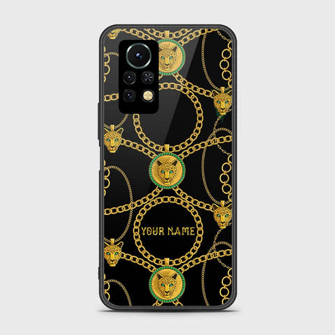 Infinix Note 11s Cover- Gold Series - HQ Ultra Shine Premium Infinity Glass Soft Silicon Borders Case